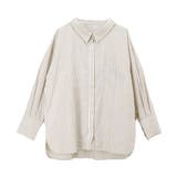 両ポケダブルストライプシャツチュニック | FUNNY COMPANY＋  | 詳細画像25 