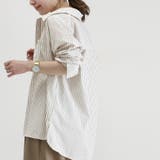 両ポケダブルストライプシャツチュニック | FUNNY COMPANY＋  | 詳細画像7 