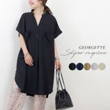 ジョーゼット両ポケスキッパーワンピース | FUNNY COMPANY+ | 詳細画像1