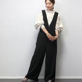 ダブルクロス深Vサロペット | FUNNY COMPANY+ | 詳細画像10