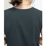 ラウンドヘム綿天竺ノースリーブプルオーバー | FUNNY COMPANY＋  | 詳細画像23 