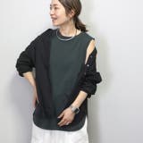 ラウンドヘム綿天竺ノースリーブプルオーバー | FUNNY COMPANY＋  | 詳細画像6 