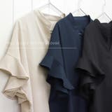 フリルスリーブスキッパーブラウス | FUNNY COMPANY＋  | 詳細画像3 