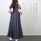 カットジョーゼットサイドタックフレアワンピース | FUNNY COMPANY+ | 詳細画像9
