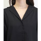 杢無地開襟ドルマンブラウス | FUNNY COMPANY＋  | 詳細画像21 