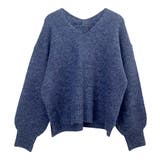 ミックスヤーン両Vネックニットプルオーバー | FUNNY COMPANY＋  | 詳細画像25 