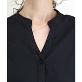 杢無地バックフリル前開きブラウス | FUNNY COMPANY+ | 詳細画像21