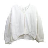 袖ボリュームVネックライトブルゾン | FUNNY COMPANY＋  | 詳細画像27 