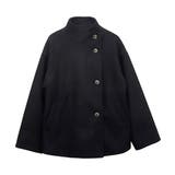 メルトンスタンドカラーミドルコート | FUNNY COMPANY＋  | 詳細画像25 