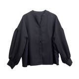 杢無地バックフリル前開きブラウス | FUNNY COMPANY+ | 詳細画像25