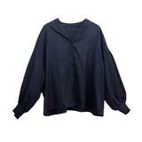 杢無地バックフリル前開きブラウス | FUNNY COMPANY+ | 詳細画像26