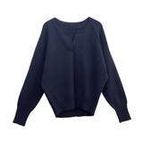 アンチピリングキーネックコクーンニットプルオーバー | FUNNY COMPANY＋  | 詳細画像26 