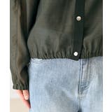 ドットボタンバックフリルシアーブラウス | FUNNY COMPANY＋  | 詳細画像23 