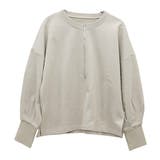 綿スウェットノーカラーハーフジッププルオーバー | FUNNY COMPANY＋  | 詳細画像26 