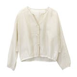 ドットボタンバックフリルシアーブラウス | FUNNY COMPANY＋  | 詳細画像27 