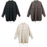 バンドカラーエステルスパンシャツチュニック | FUNNY COMPANY＋  | 詳細画像13 