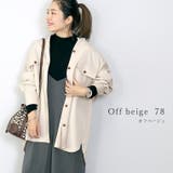 バンドカラーエステルスパンシャツチュニック | FUNNY COMPANY＋  | 詳細画像16 