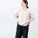 ダンボールバックファスナー袖タックプルオーバー | FUNNY COMPANY+ | 詳細画像4