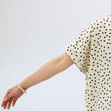 プリントデシン華奢見えドットブラウス | FUNNY COMPANY＋  | 詳細画像22 