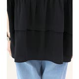 エステルジョーゼットバックフリルフレンチブラウス | FUNNY COMPANY＋  | 詳細画像24 