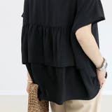 エステルジョーゼットバックフリルフレンチブラウス | FUNNY COMPANY＋  | 詳細画像6 