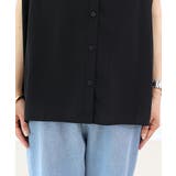 エステルジョーゼットバックフリルフレンチブラウス | FUNNY COMPANY＋  | 詳細画像23 