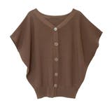 ガーター編みVネック2WAYカーディガン | FUNNY COMPANY＋  | 詳細画像25 