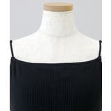 テレコリブカップ付キャミソール | FUNNY COMPANY＋  | 詳細画像21 