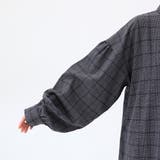 先染めチェック前開きシャツワンピース | FUNNY COMPANY+  | 詳細画像23