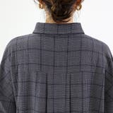 先染めチェック前開きシャツワンピース | FUNNY COMPANY+  | 詳細画像22