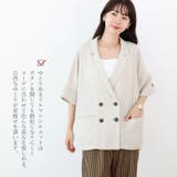 杢調ツイル半袖ドルマンジャケット | FUNNY COMPANY+ | 詳細画像9