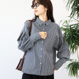 袖タックブロード長袖シャツ | FUNNY COMPANY＋  | 詳細画像4 