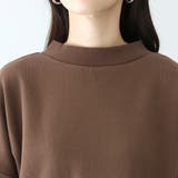 ドロップショルダーサイドスリット綿スウェット | FUNNY COMPANY＋  | 詳細画像21 