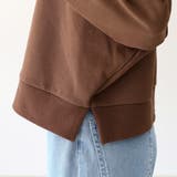 ドロップショルダーサイドスリット綿スウェット | FUNNY COMPANY＋  | 詳細画像23 