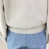 ゴールドボタン畦編みVネックカーディガン | FUNNY COMPANY＋  | 詳細画像24 