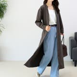 エステルスパンベルト付シャツワンピース | FUNNY COMPANY＋  | 詳細画像12 