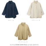 スタンドカラーT/Cピーチサイドボタンマウンテンパーカー | FUNNY COMPANY＋  | 詳細画像16 