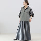 フェイクウールVネックベスト | FUNNY COMPANY＋  | 詳細画像18 