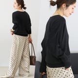 リブ袖Vネック2WAYドルマンプルオーバー | FUNNY COMPANY＋  | 詳細画像12 