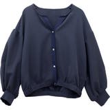 ドットボタンバックフリルジョーゼットブラウス | FUNNY COMPANY＋  | 詳細画像26 