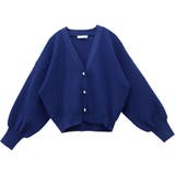 ゴールドボタン畦編みVネックカーディガン | FUNNY COMPANY＋  | 詳細画像26 