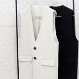 ノーカラーVネックベスト | FUNNY COMPANY+ | 詳細画像3