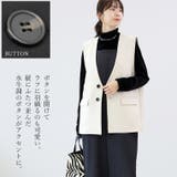 ノーカラーVネックベスト | FUNNY COMPANY+ | 詳細画像8