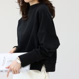 ドロップショルダーサイドスリット綿スウェット | FUNNY COMPANY+ | 詳細画像4