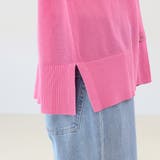 UV加工ガーター編みVネック長袖カーディガン | FUNNY COMPANY＋  | 詳細画像23 