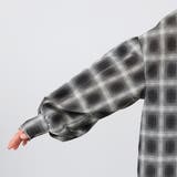 シアーチェックバックフリルブラウス | FUNNY COMPANY＋  | 詳細画像23 