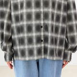 シアーチェックバックフリルブラウス | FUNNY COMPANY＋  | 詳細画像24 