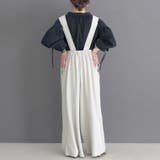 ダブルクロス深Vサロペット | FUNNY COMPANY＋  | 詳細画像9 