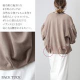 スエードポンチノーカラー袖タックブルゾン | FUNNY COMPANY+ | 詳細画像14