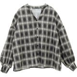 シアーチェックバックフリルブラウス | FUNNY COMPANY＋  | 詳細画像25 